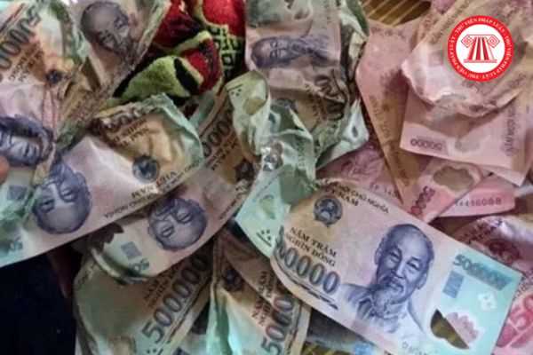 Tiền rách có đổi được không? Cách đổi tiền rách tại các ngân hàng 5 tien rach co doi duoc khong