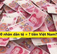 quy đổi tiền nhân dân tệ sang tiền Việt