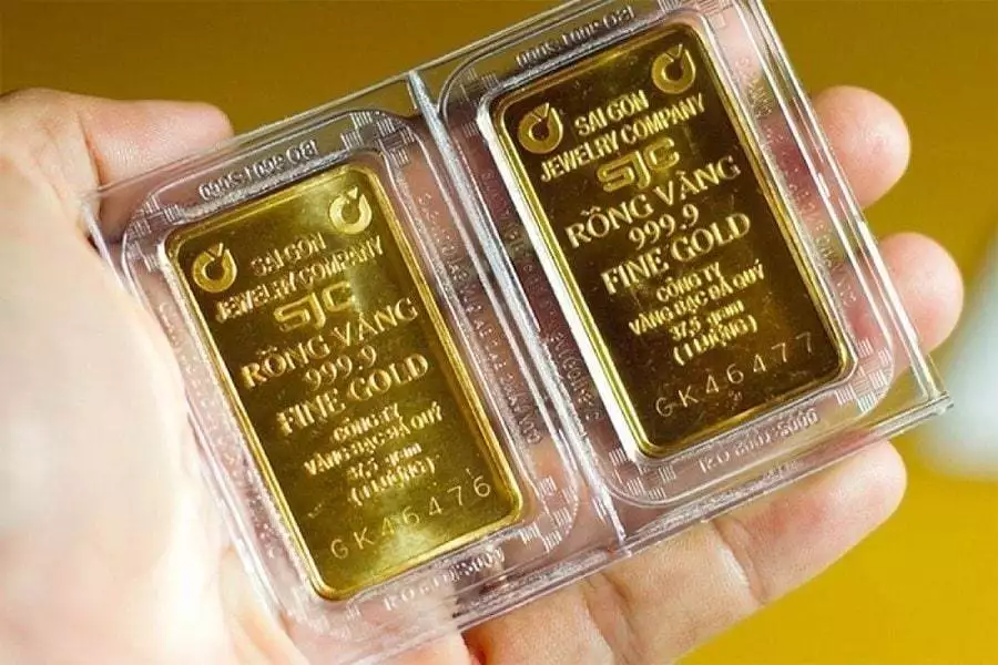 Giá vàng sjc tại Việt Nam ngược chiều tăng mạnh