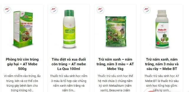 cac loai thuoc tru sau sinh hoc pho bien