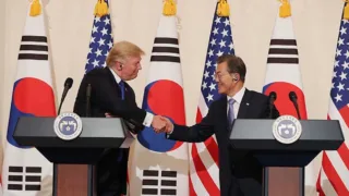 trump va han quoc