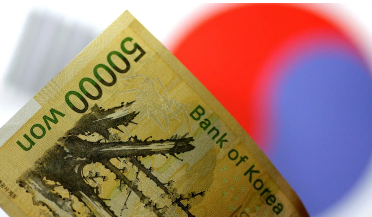Tỷ giá WON Hàn giảm mạnh do lo ngại suy thoái kinh tế toàn cầu 27 ty gia won han 08 04 2025