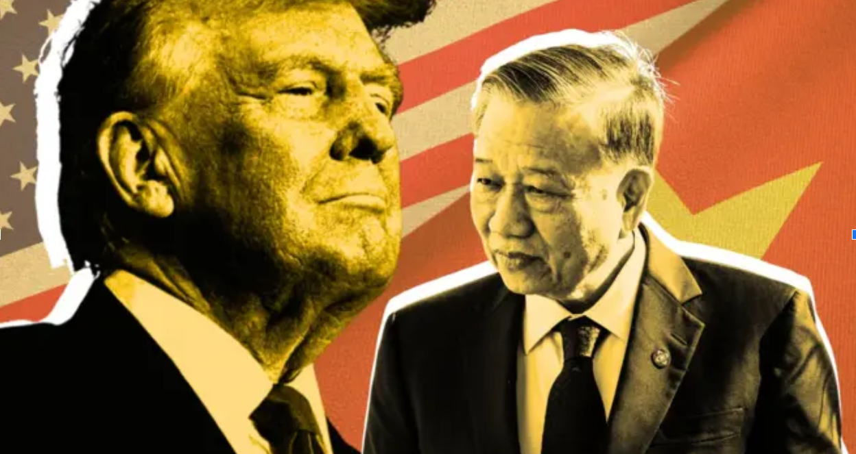 Trump tuyên bố áp thuế 20% với hàng xuất khẩu từ Việt Nam 2 dam phan viet my