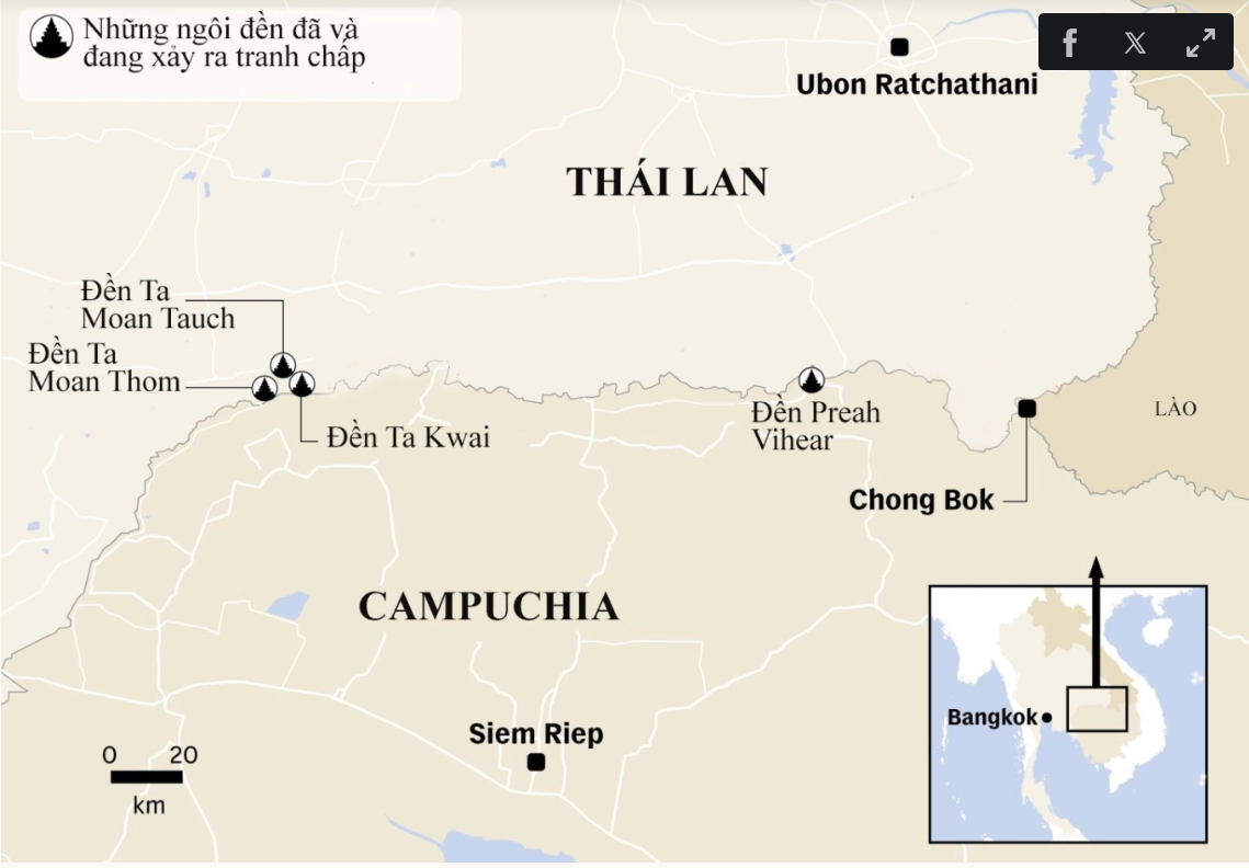 vi tri tranh chap giua thai lan va campuchia