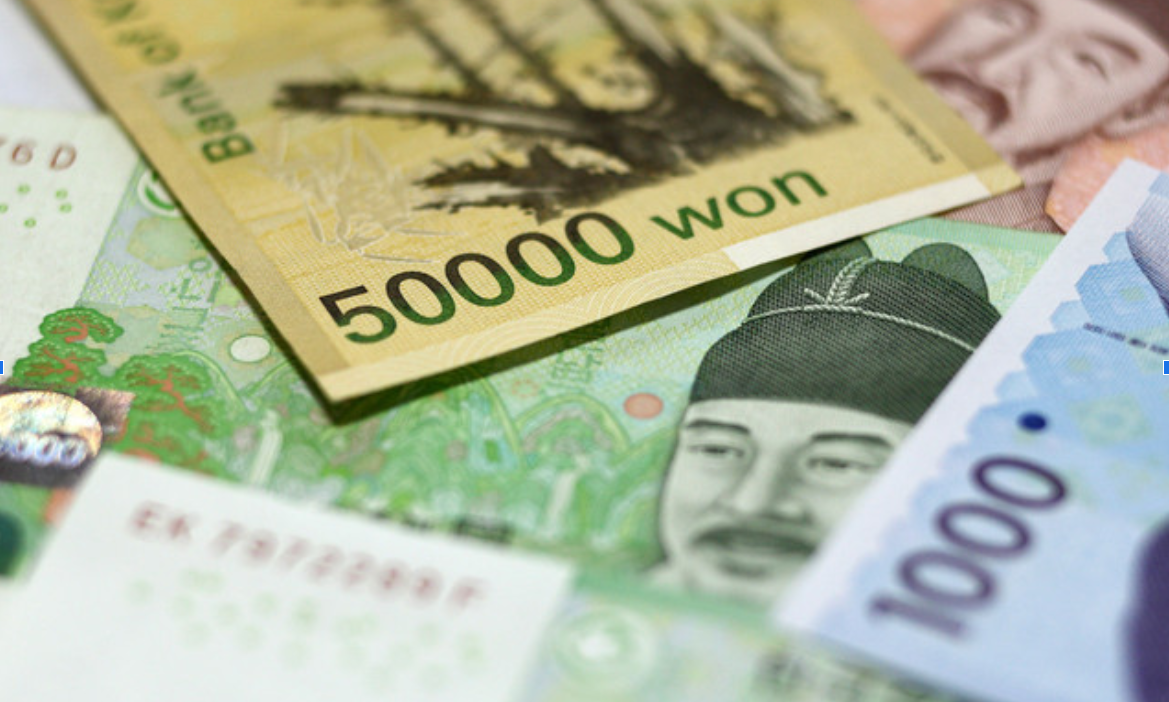 Tỷ giá WON Hàn 24/10 giảm xuống mức thấp nhất gần 6 tháng