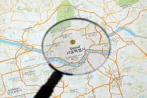 han quoc cho phep su dung google map