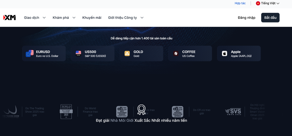 Khám phá các sàn giao dịch đa tài sản tốt tại Việt Nam: XM, Exness và IC Markets 1 screenshot 19